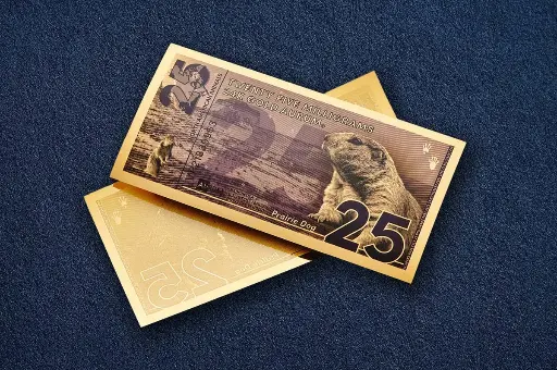 Prairie Dog - 25mg 24-karat Gold Note